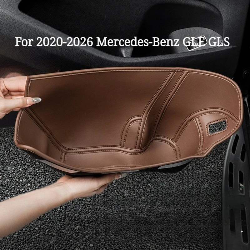 Door Slot Storage Mat for 2020-2026 Mercedes-Benz GLE GLS, Front & Rear Door Storage Box Pad Interior Accessories