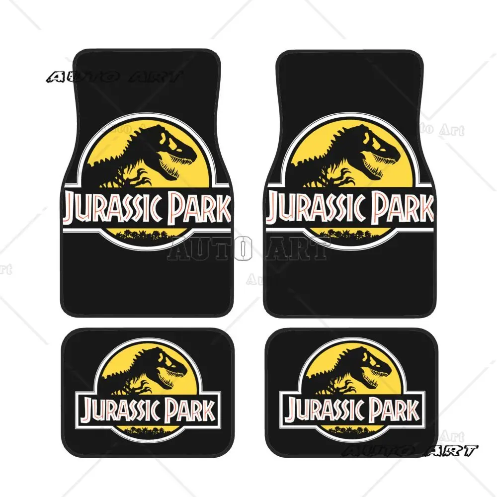 Jurassic Park General Motors Foot Mats General Motors Anti Slip and Anti Fouling Protection Mats Waterproof Mats 4PCS