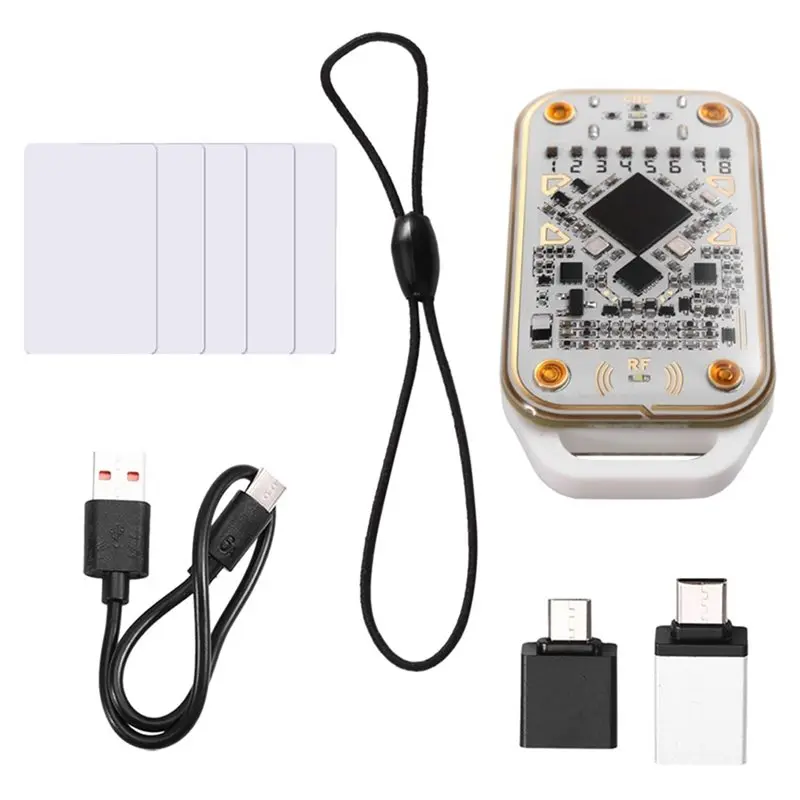 【gadget-numErique】Emulateur-de-puce-intelligente-rfid-chameleon-v30-copieur-5x-lecteur-graveur-de-cartes-blanches-125khz-1356mhz-copie-d'etiquettes-id-ic