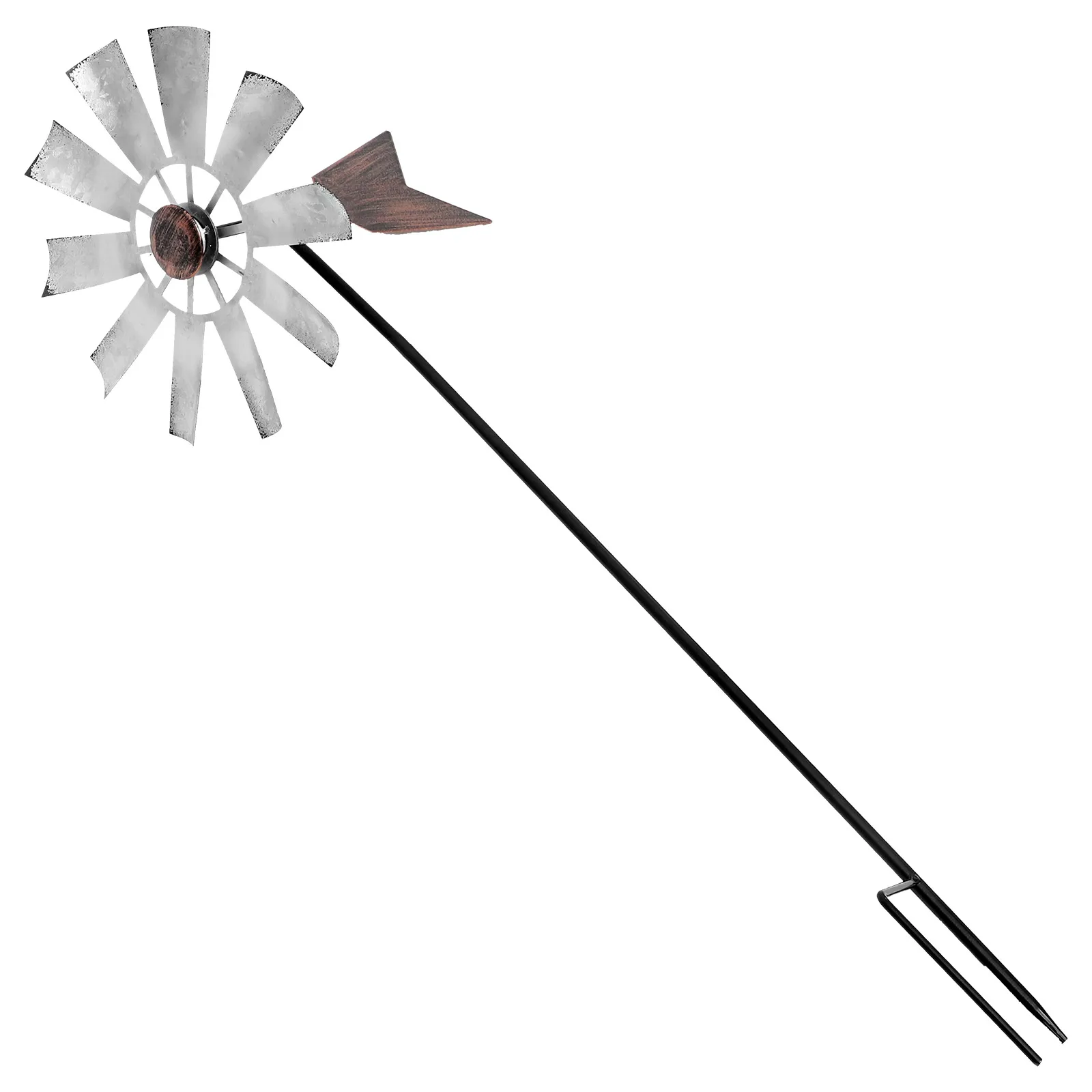

Extra Large Windmill Ornament for Outdoor Garden Decorative Pinwheel Wind Spinners Yard Landscape Rotatable Windmill Metal Craft