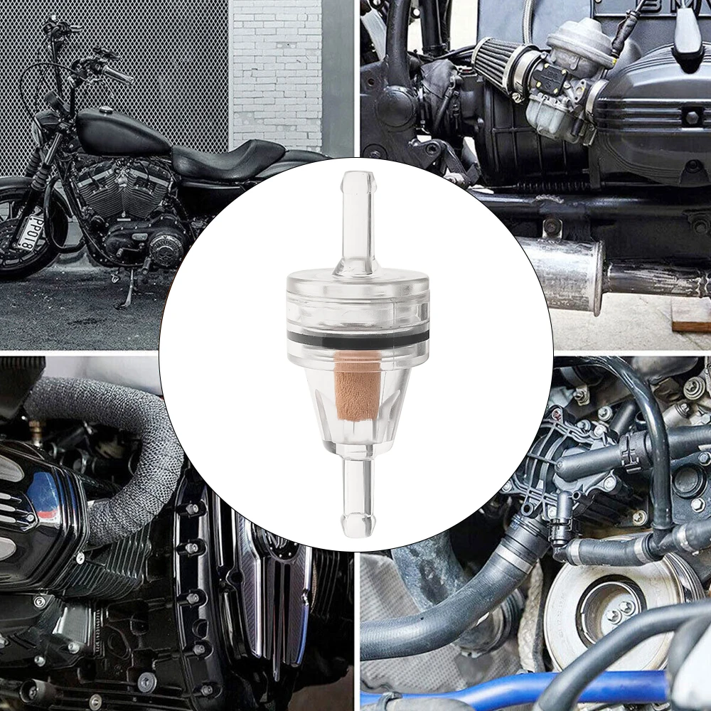 Motorcycle Universal Transparent Modified Gasoline Filter Snowmobile Dirt Bike ATV Accessories Gasoline Line Fuel Filter