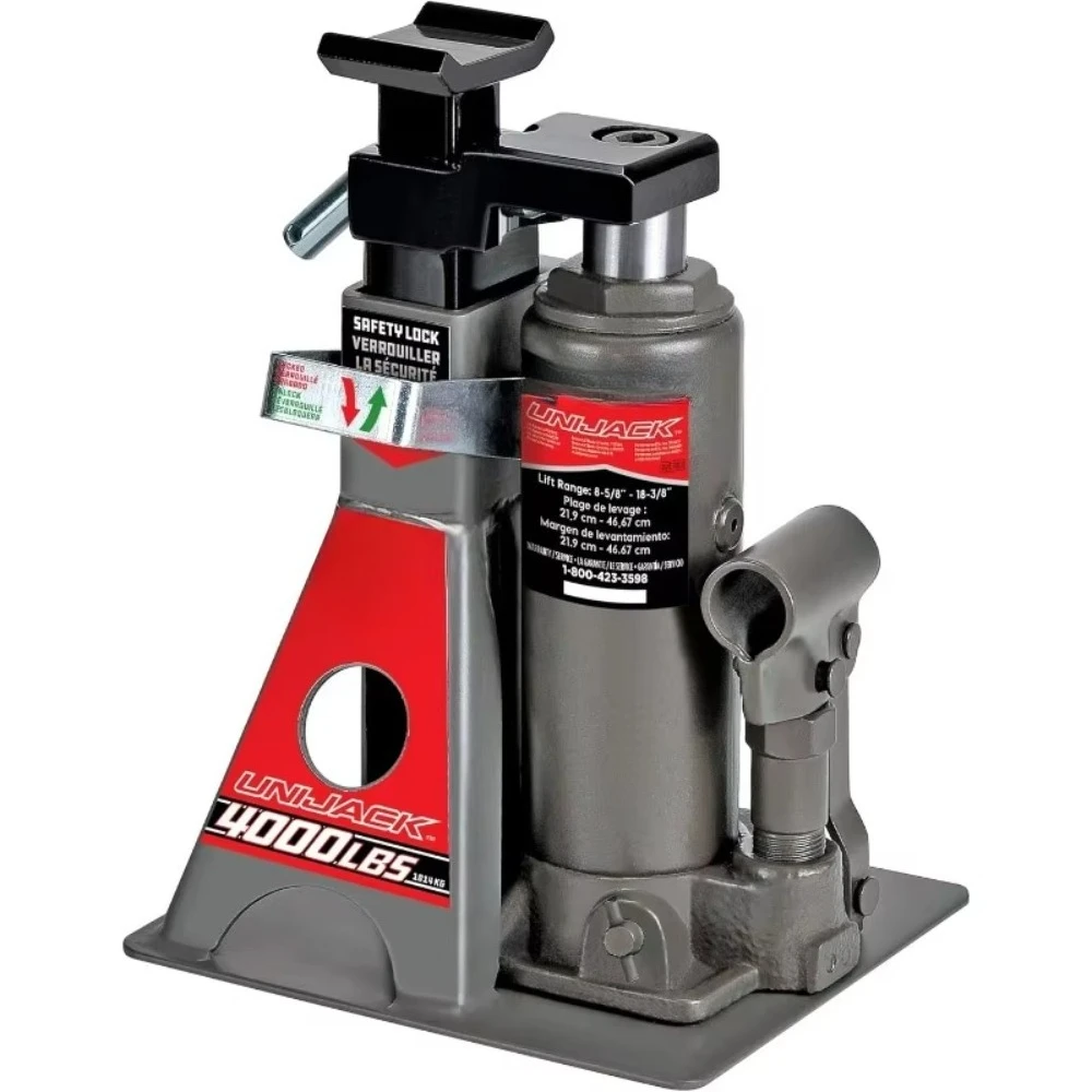 

New upgrade2 Ton UniJack Combination Hydraulic Bottle Jack / Jackstand in 1 Unit, Compact, Portable, Wide BaseHot-Sell!
