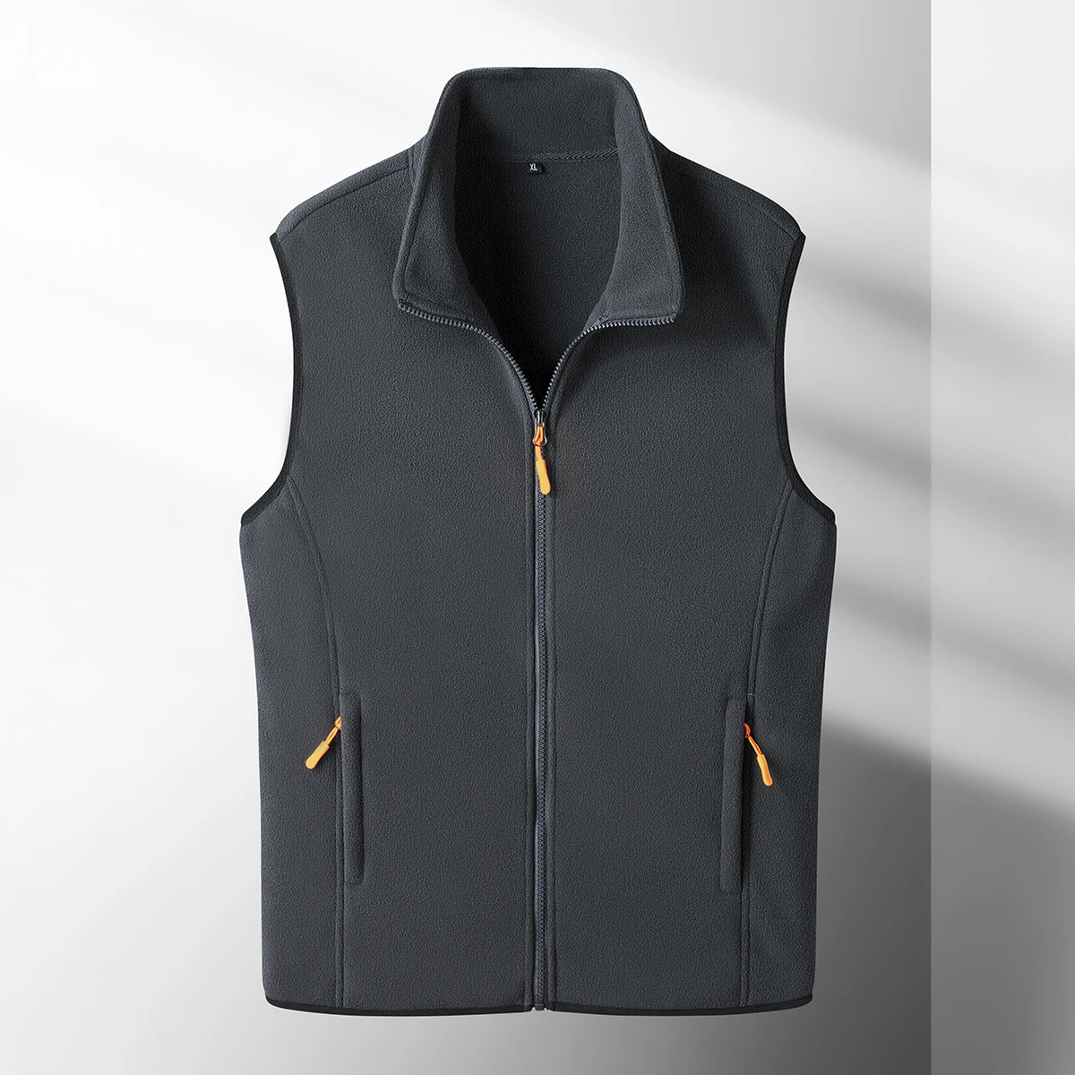 

Men Winter Vest Autumn New Mens Fleece Warm Sleeveless Slim Fit Waistcoat Outdoor Windproof Thicken Vest Jacket Dropshipping