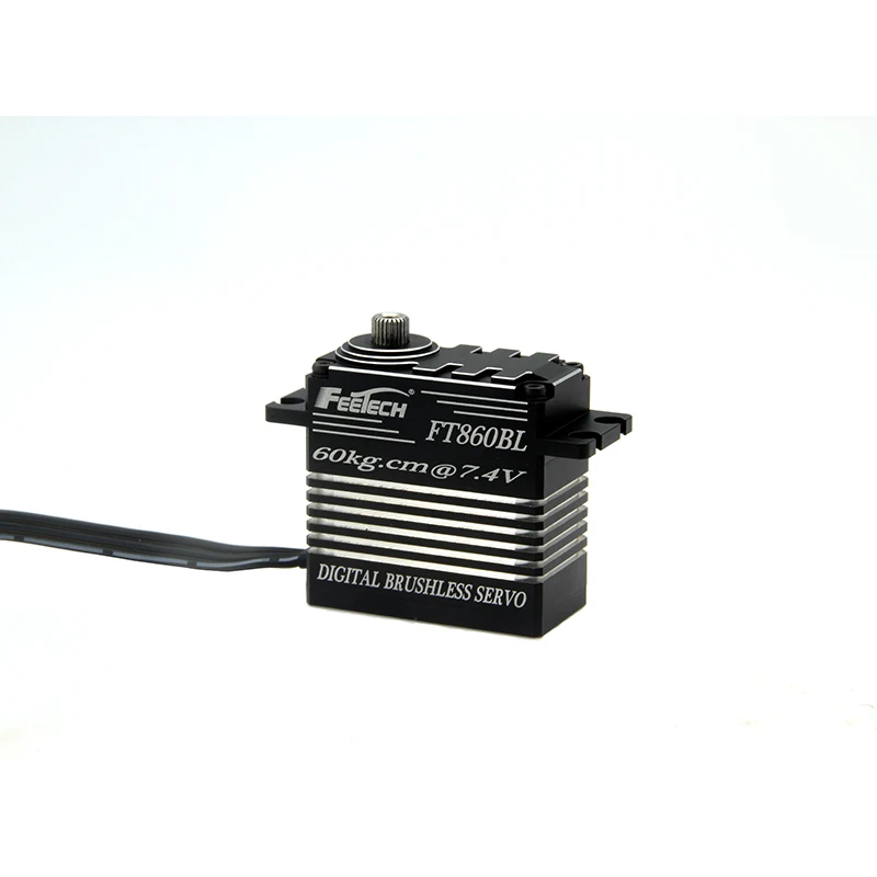Feetech FT860BL 60KG Brushless RC Servo IP67 Waterproof 8.4V 0.09sec/60° Speed Aluminum CNC Case Programmable for 1/10 RC Models