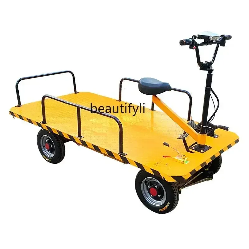 pg45Flat panel, truck, electric trolley, warehouse hand-pulled cart, orchard transportation