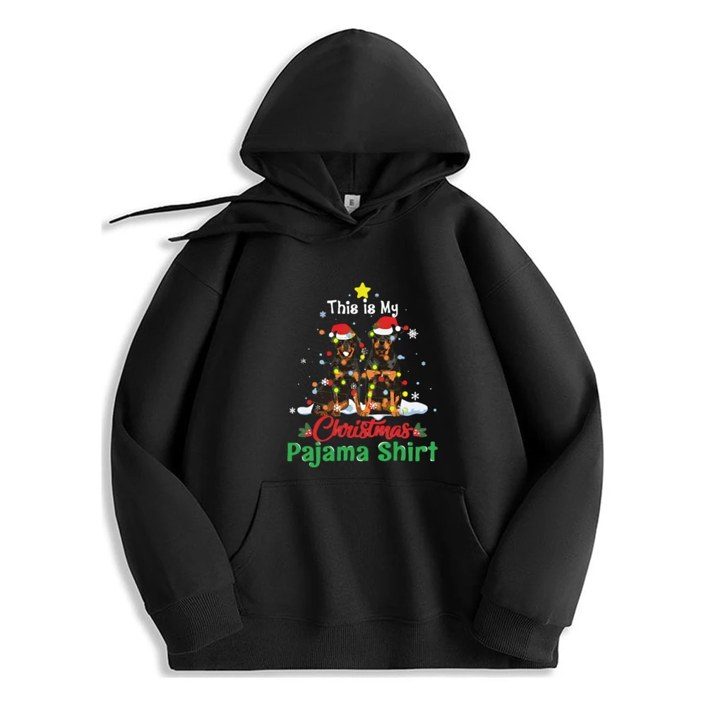 

This Is My Christmas Pajama Shirt Hoodie Luxury Customized Pullover Comfortable Long Sleeve Trendy Fashion Tops