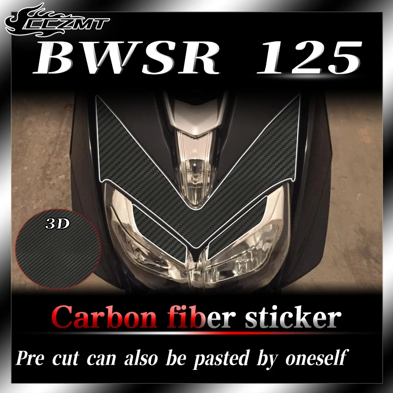 For Yamaha BWSR125 Duck Sticker 3D Carbon Fiber Car Decal Decoration Decal Protection Decal Modification Anti scratch