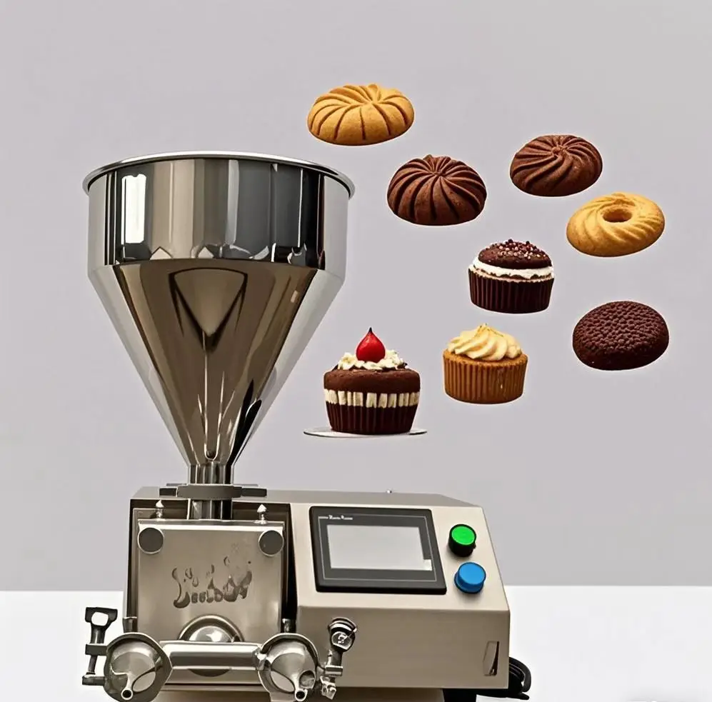 Inyector de Chocolate multifuncional, relleno de hojaldre, taza de Donut, máquina depiladora de pasteles, inyección de pastelería