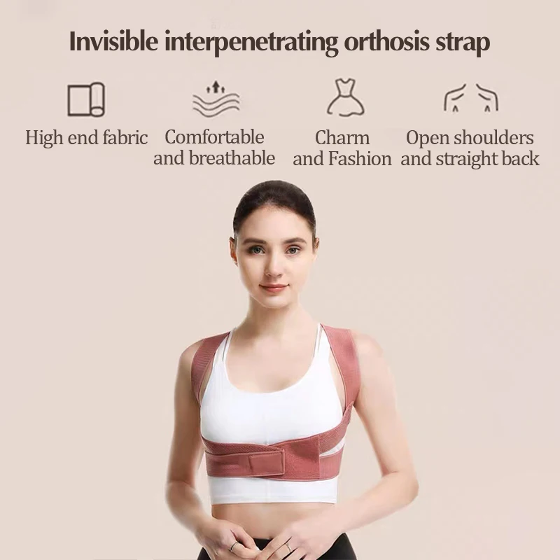 1 pcs Back Corrector Invisible Pose Correction Belt For Adult Child Opening Shoulder Beauty Device