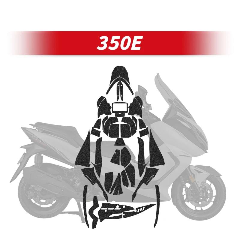 For ZONTES 350E Motorcycle Accessories Armor Protective Sticker Fairing Kits Of Bike Plastic Area Decoration And Refit Decals