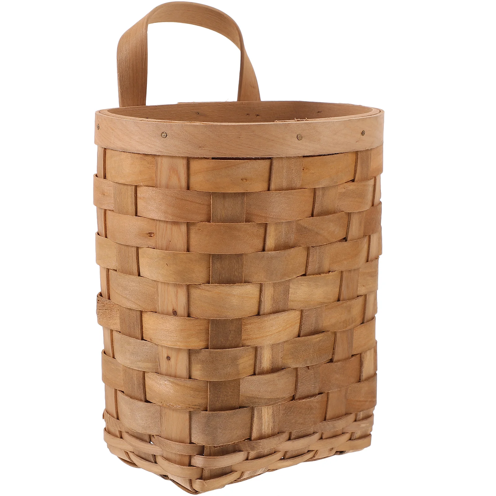 

Onion Ginger Garlic Storage Basket Refrigerators Door Hanging Organizer Pockets Flower Bins Woven Baskets Wooden Wall Office