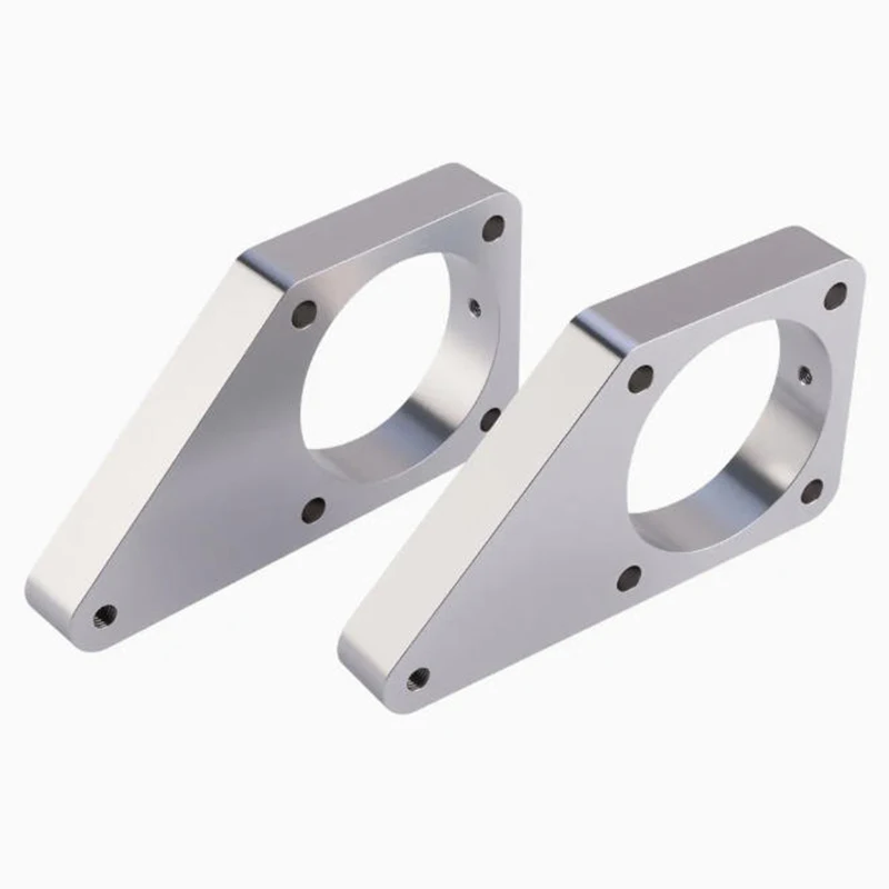 

Custom Prototype Milled Turned Part Cnc Machining Service Stainless Steel Perforated Triangular Fixed Bracket