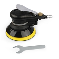 6'' Air Random Orbital Sander Heavy Duty Pneumatic Palm Sander with Hose and Bag Polishing Grinding Sanding for Car Metal Wood
