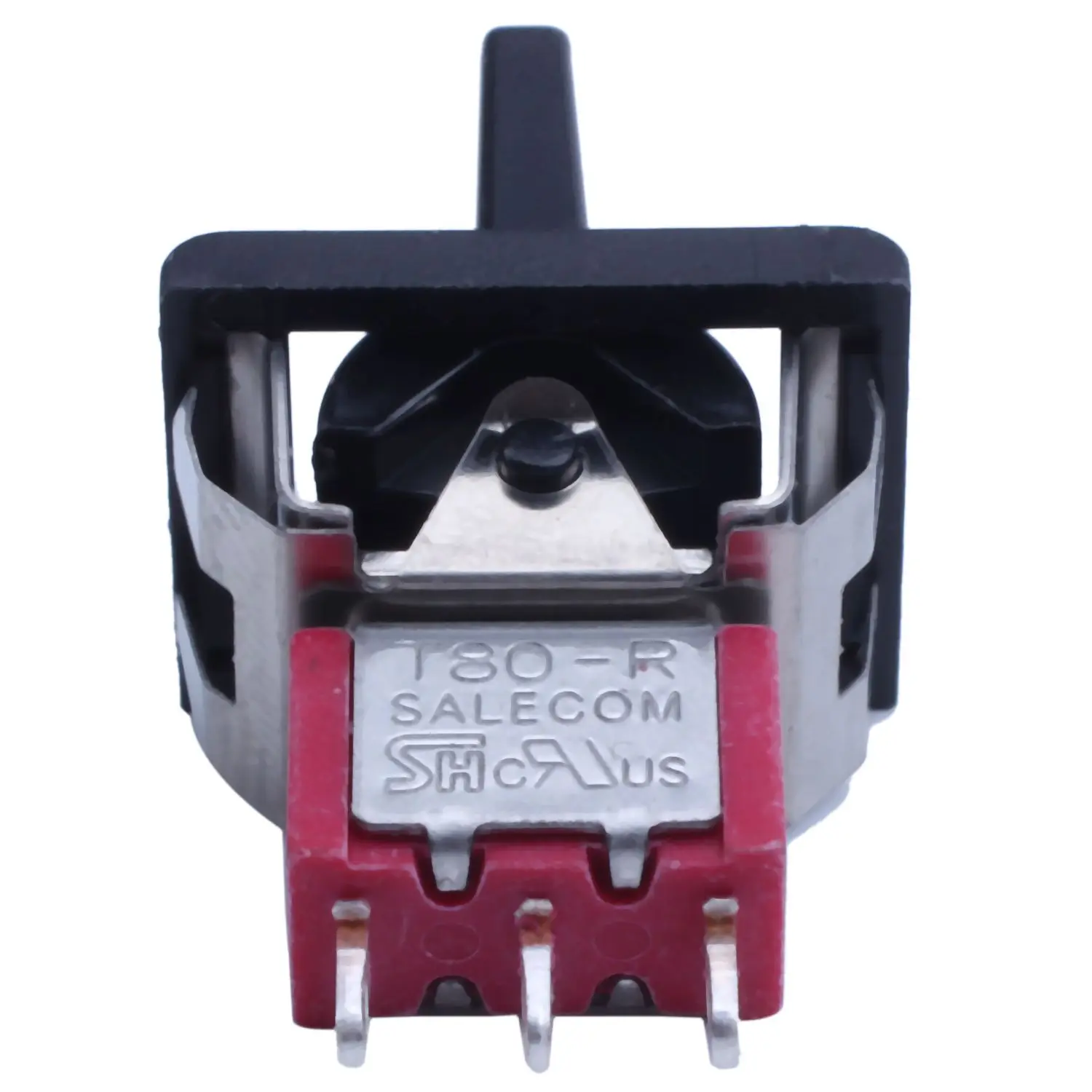 ABJT AC 250V/3A 125V/5A Momentary SPDT 3 Positions Toggle Switch T80-R