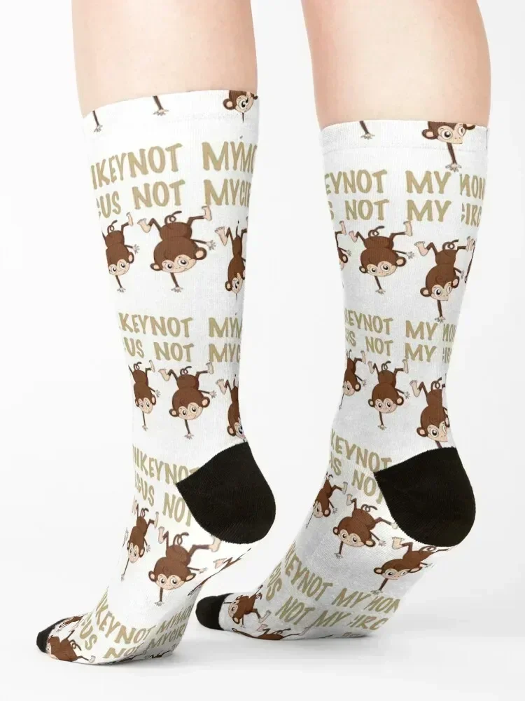 ليس قرودي وليس سيركتي، جوارب عيد الميلاد، هدية عيد الميلاد، جوارب، جوارب للرجال والنساء #4