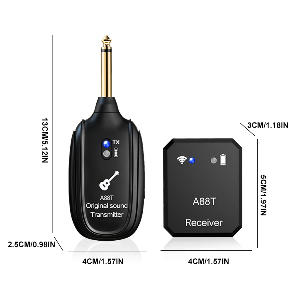 Wireless in Ear Monitor System W/Wireless Transmitter Receiver Personal IEM for Music Audio Monitoring Live Broadcast
