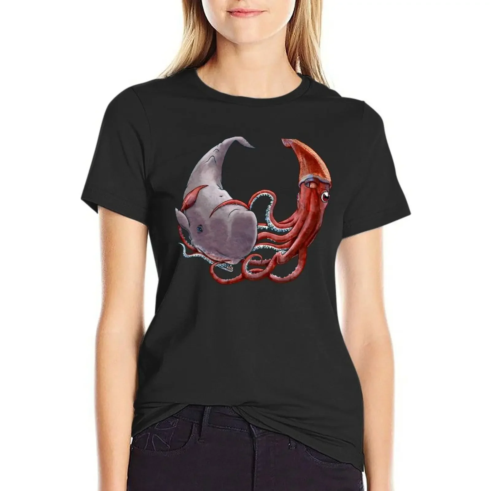 

Battle of the Deep T-Shirt cute tops sports fans kawaii clothes t shirt dress Women