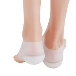 1Pair Silicone Heel Socks Invisible Height Increased Insole for Women Men insoles 2-6cm insoles for plantar fasciitis shoe sole