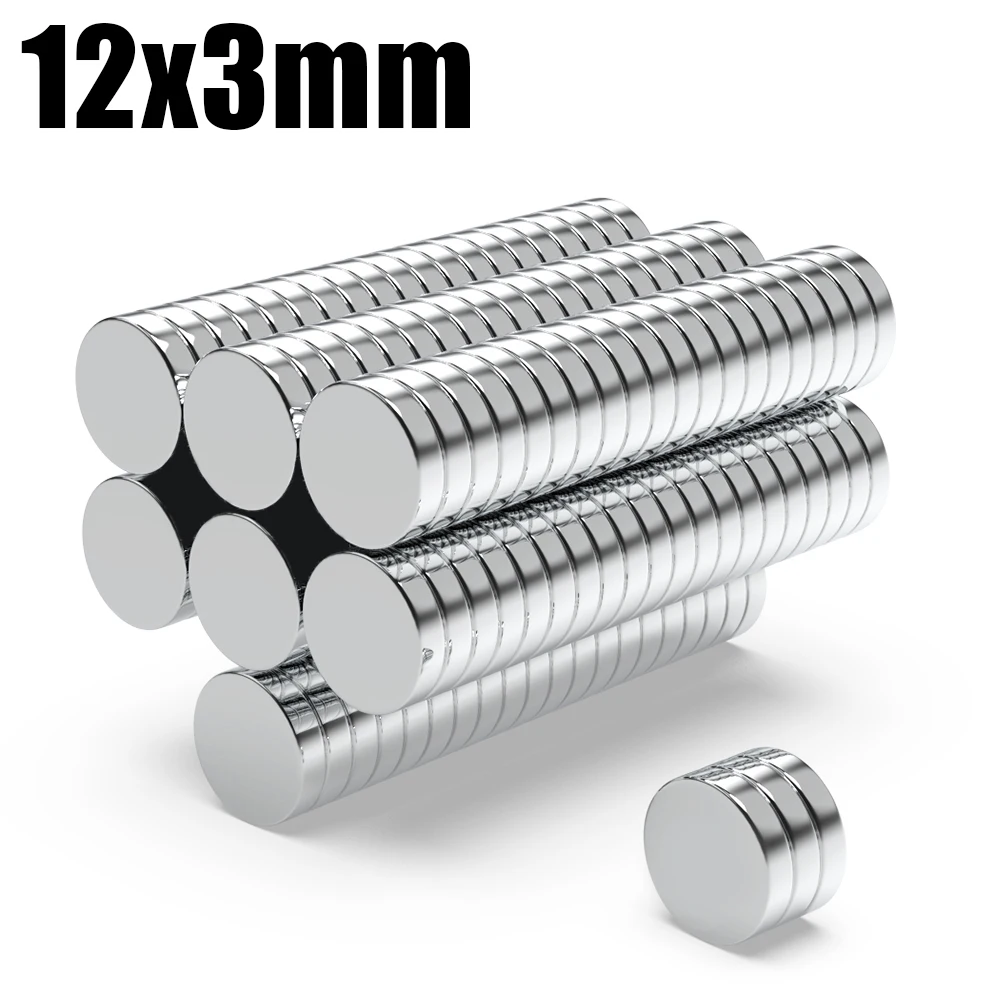 

5/10/20/50/100/200/500Pcs12x3 Super Strong Magnet 12mm X 3mm Round Magnetic NdFeB Neodymium magnet N35 Powerful Disc imanes 12*3