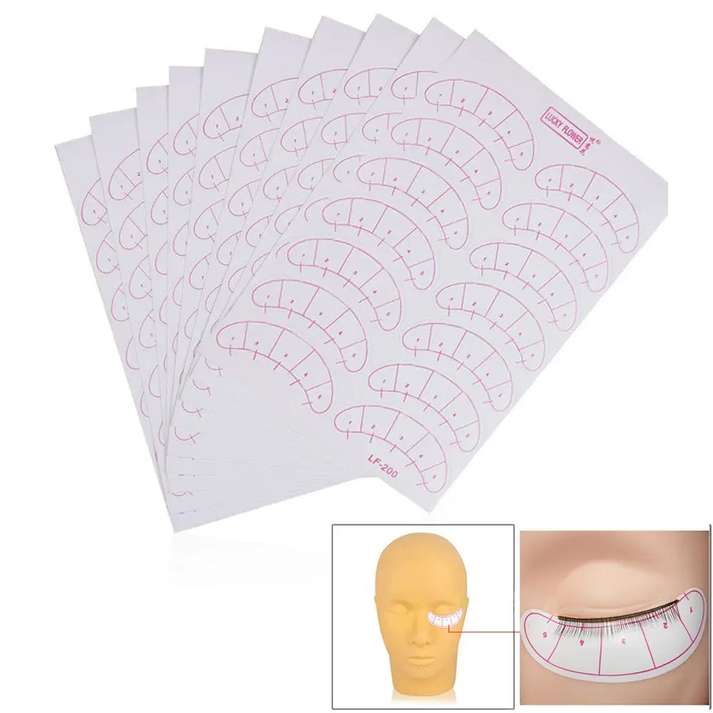 70Pcs New Beauty Tool Professional Under Eye Tips Grafting Eyelash Scale Pad Lash Extension Patch