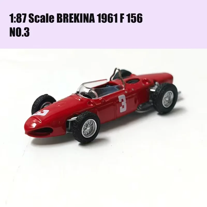 ダイキャスト 1:87 スケール BREKINA 1961 F 156 合金レーシングモデル
