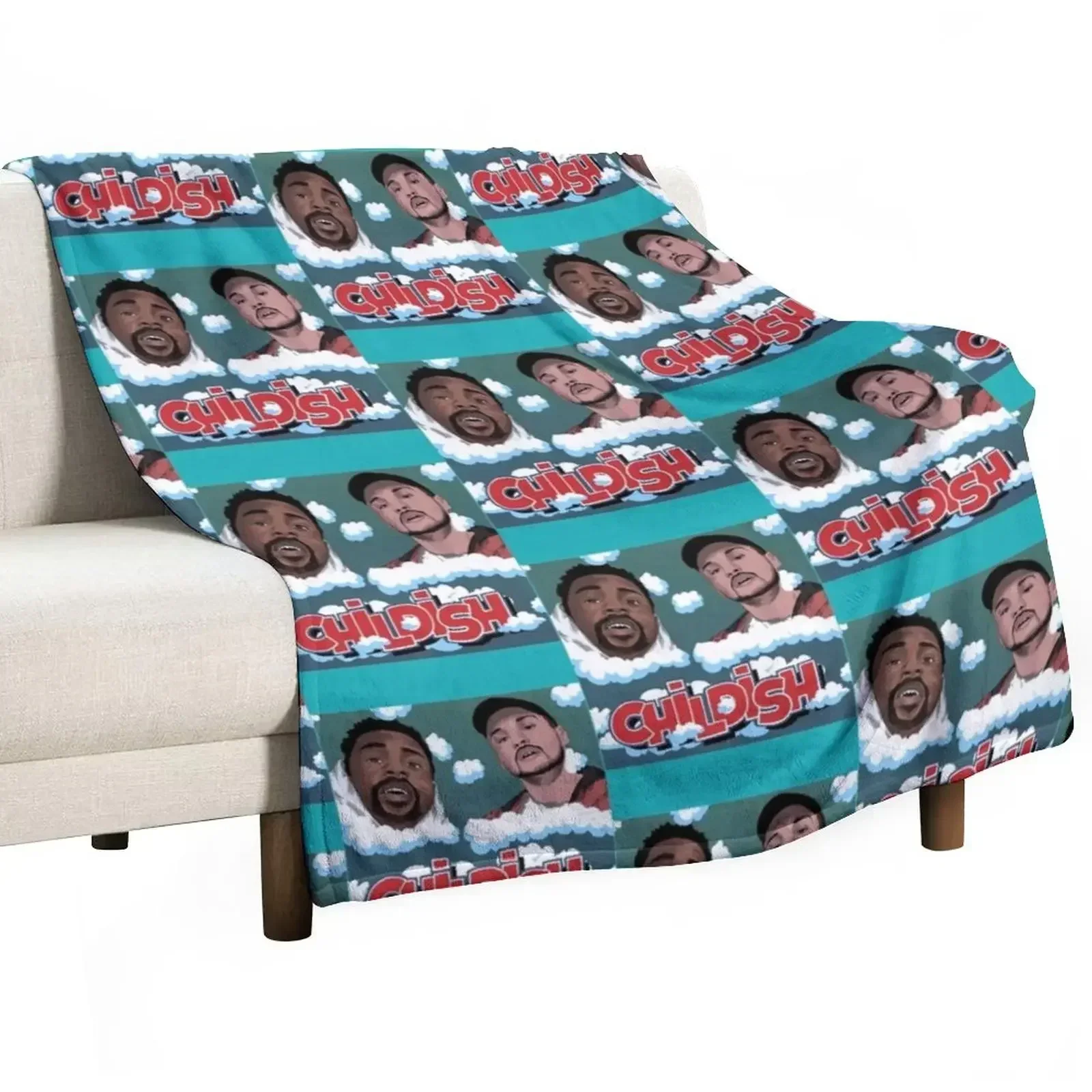 CHILDISH TGFBRO Throw Blanket Flannel Giant Sofa Blankets