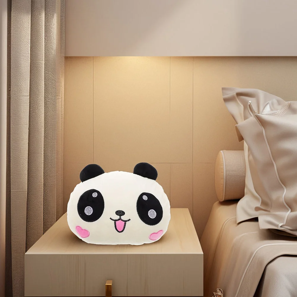 

2Pcs Panda Car Neck Pillow Soft Comfortable Headrest Cushion for Driving Travel Office Sofa Home Use Soft Car Pillow