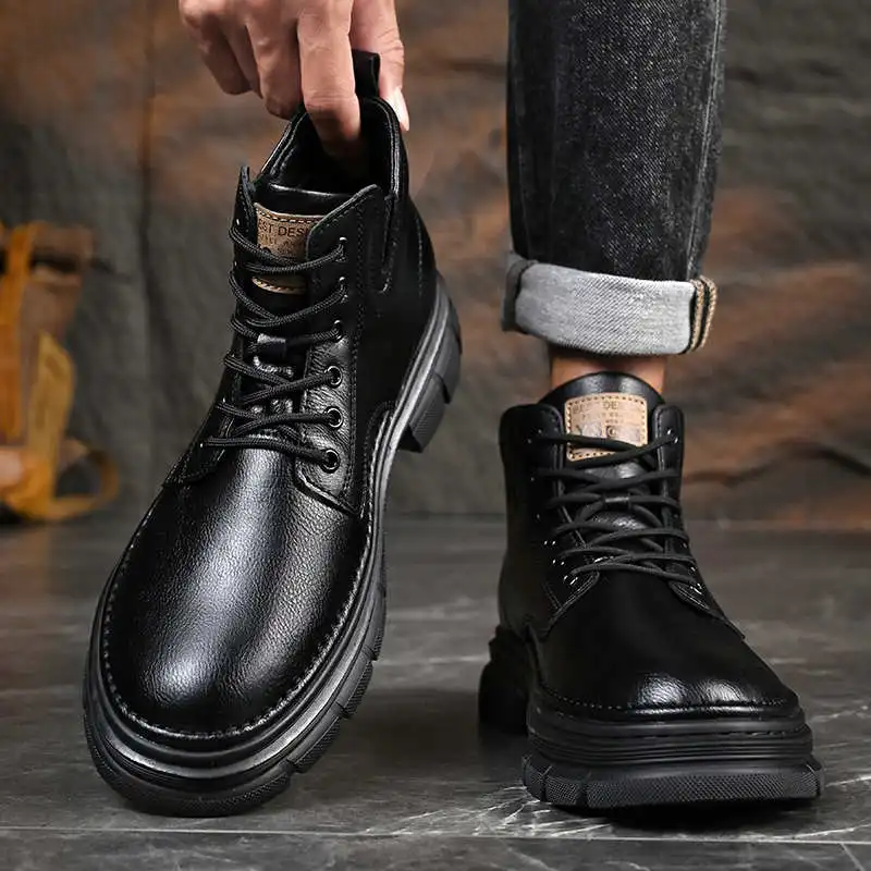 

Parkour High Tops Boots Black Ladies Training Sports Shoes Sale Sneakers Women Big Size Sapateni Dropshiping Choes Wide Fit