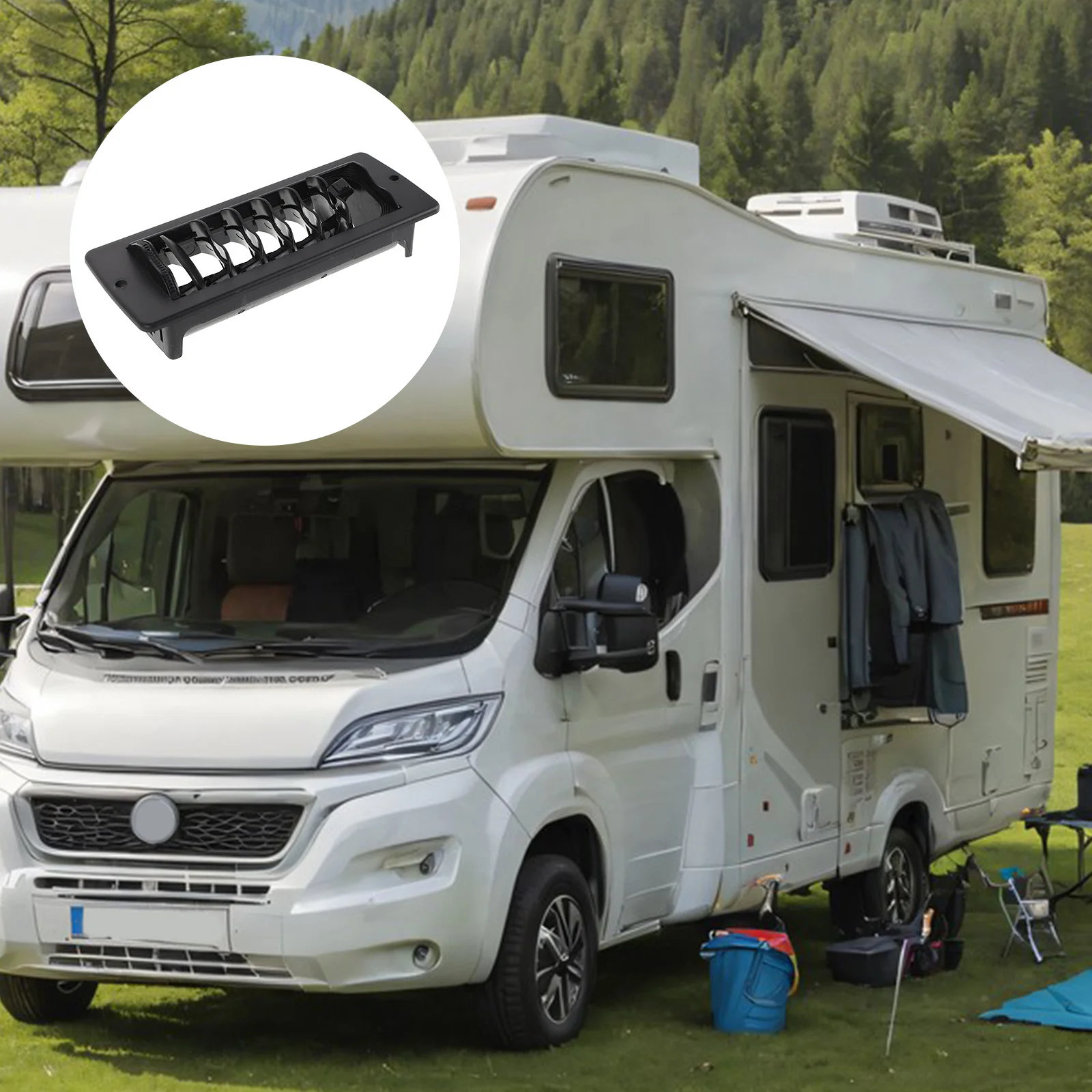 

Universal Car Boat Rv Air Vent Outlet Plastic Cover for Easy Installation Adjustable Cold Warm Airflow Ventilation