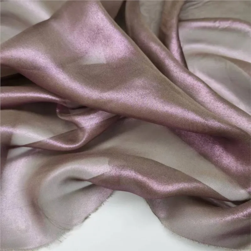 30d Warme Kleur Goud Chiffon Stof Diy Hand Naaien Polyester Mode Hanfu