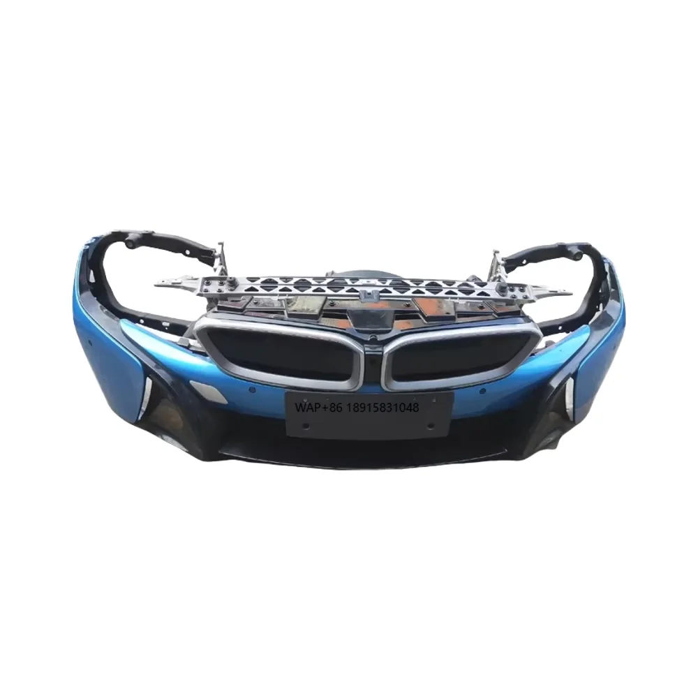 

Original for I8 Car Parts Front Bumper with Electronic Fan Cooler Water Tank Net Front Mouth Enhancement
