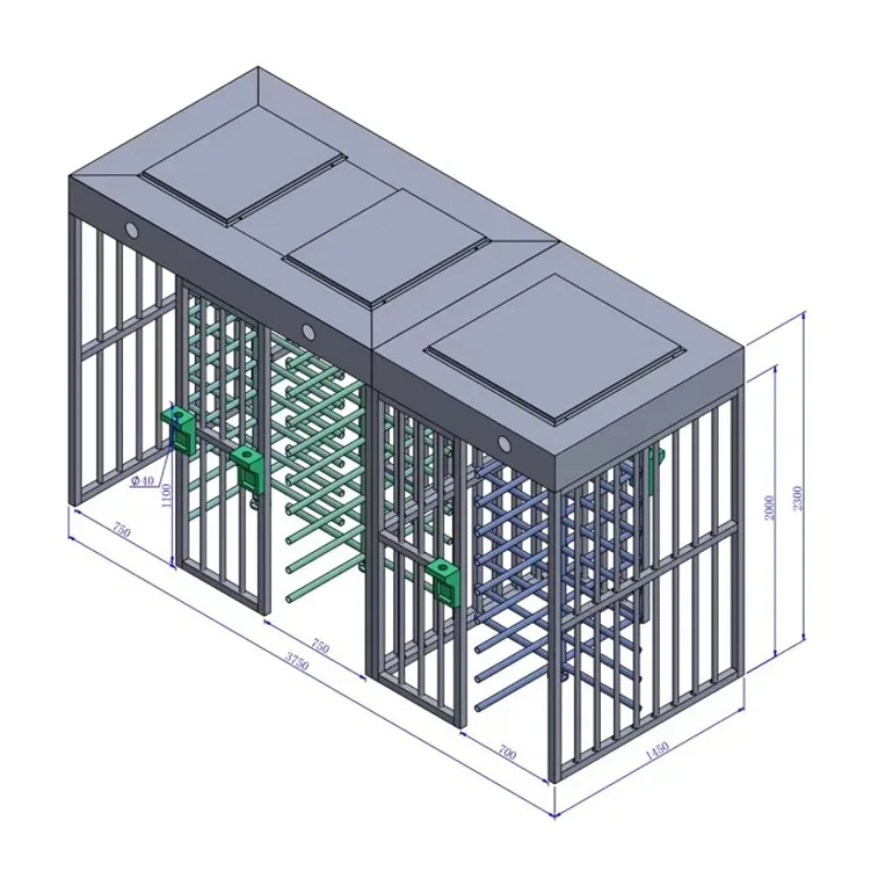 Sistema de Control de Acceso con Torniquete Trípode para Entrada, Control de Acceso con Boletería Automática, Código QR RFID Electrónico