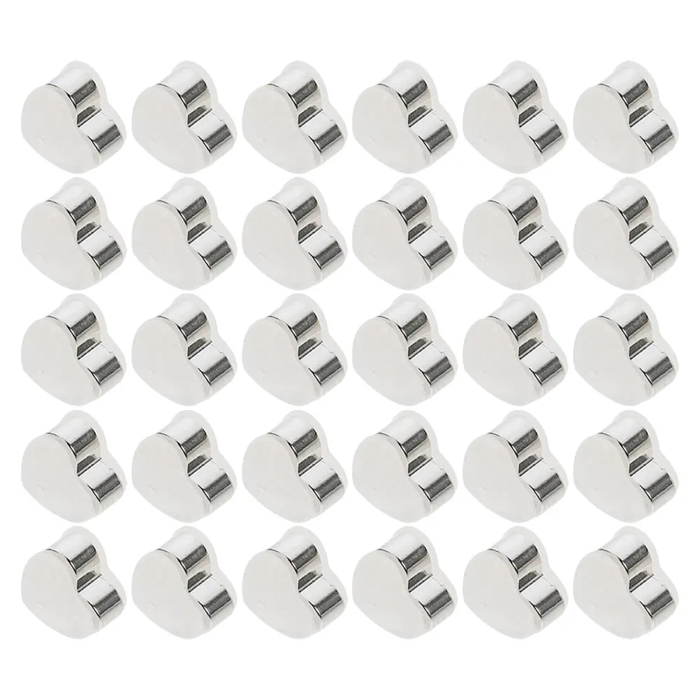 

30pcs Silicone Earring Stoppers Soft Clear Heart Shaped Reusable Earring Backings Comfortable Daily Wear Sleep Replacement