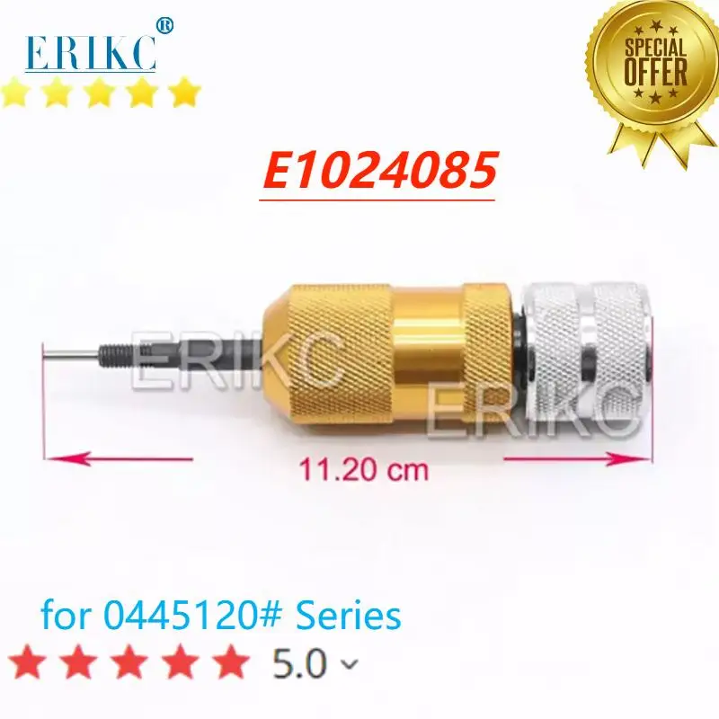 E1024085 Common Rail Injector Electromagnetic Valve Armature Lift Measuring Seat Tool for BOSCH 0445120# Series