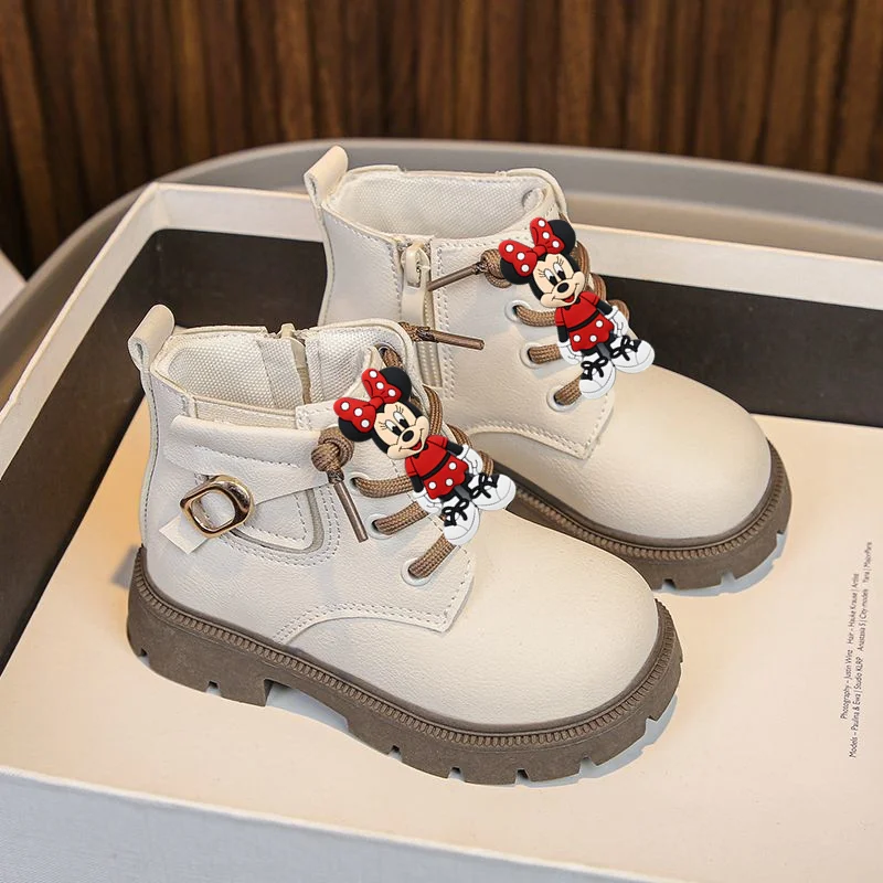

Повседневная обувь с Микки Маусом, пинетки для мальчиков Disney, детская обувь для малышей, осень/зима 2026, новые детские модные первые ходунки для девочек
