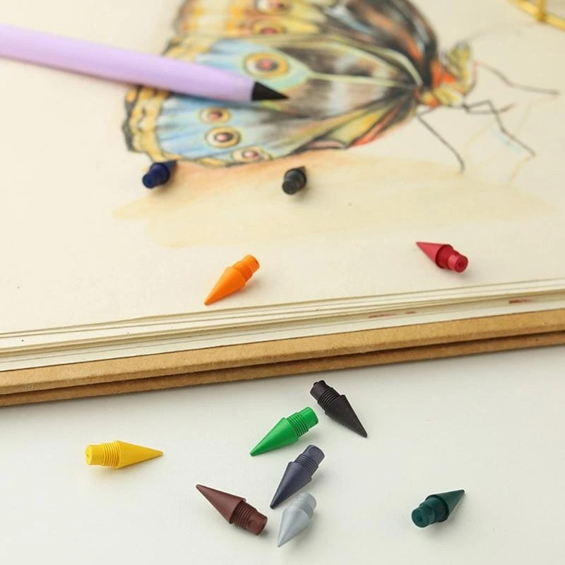 12 lápices colores borrables perfectos para dibujar, dibujar y tomar notas tomando mejor venta