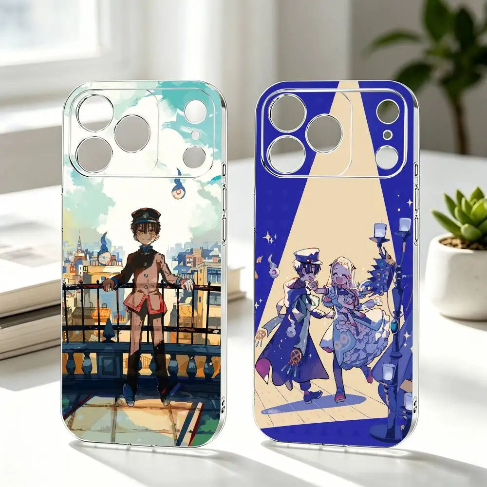 

Toilet-Bound Hanako K-kun Anime Phone Case For iPhone 17 16 15 14 13 12 11 Mini Pro Max Plus Transparent Cover