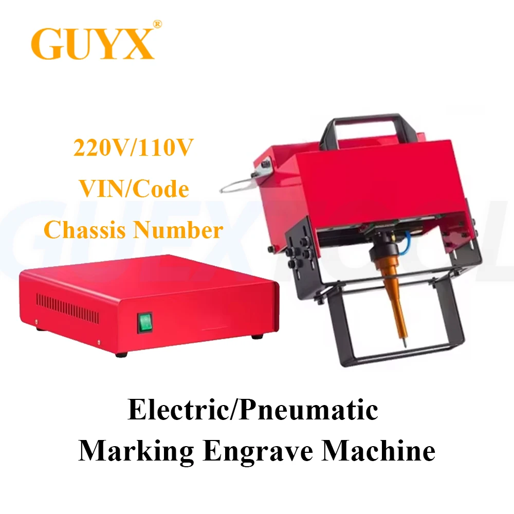 

Pneumatic Marking Machine 220V/110V Metal Electric Marking Engrave Machine Air Dot Peen Marking Machine For VIN/Code/Chassis