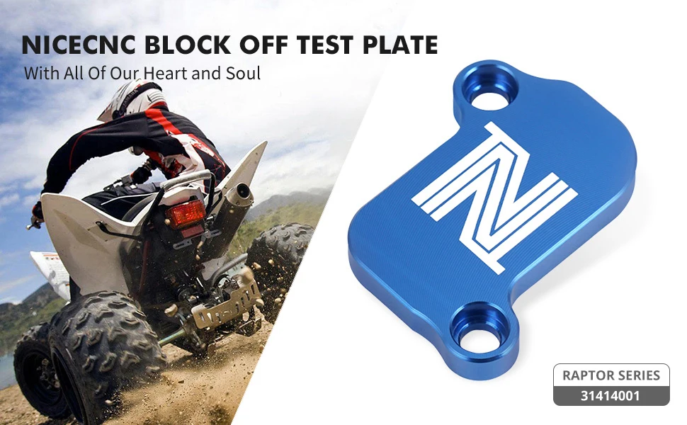 ATV Smog Block Off Platten Abdeckungen Für Yamaha Raptor 700R Yamaha Raptor 700 YFM700R 2006-2020 Raptor 700 YFM 700 Zubehör – Detail 2