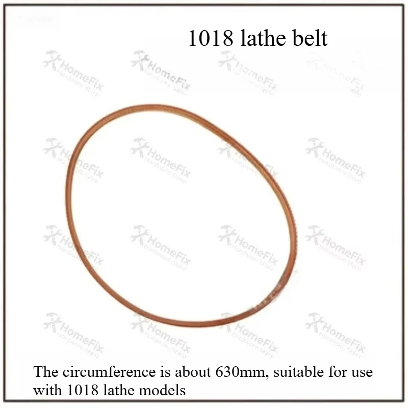 1pc Lathe Drive Belt Compatible with MC1018 MC1218 1218VD, 63cm 68cm, Woodworking Small Lathe Spare Parts