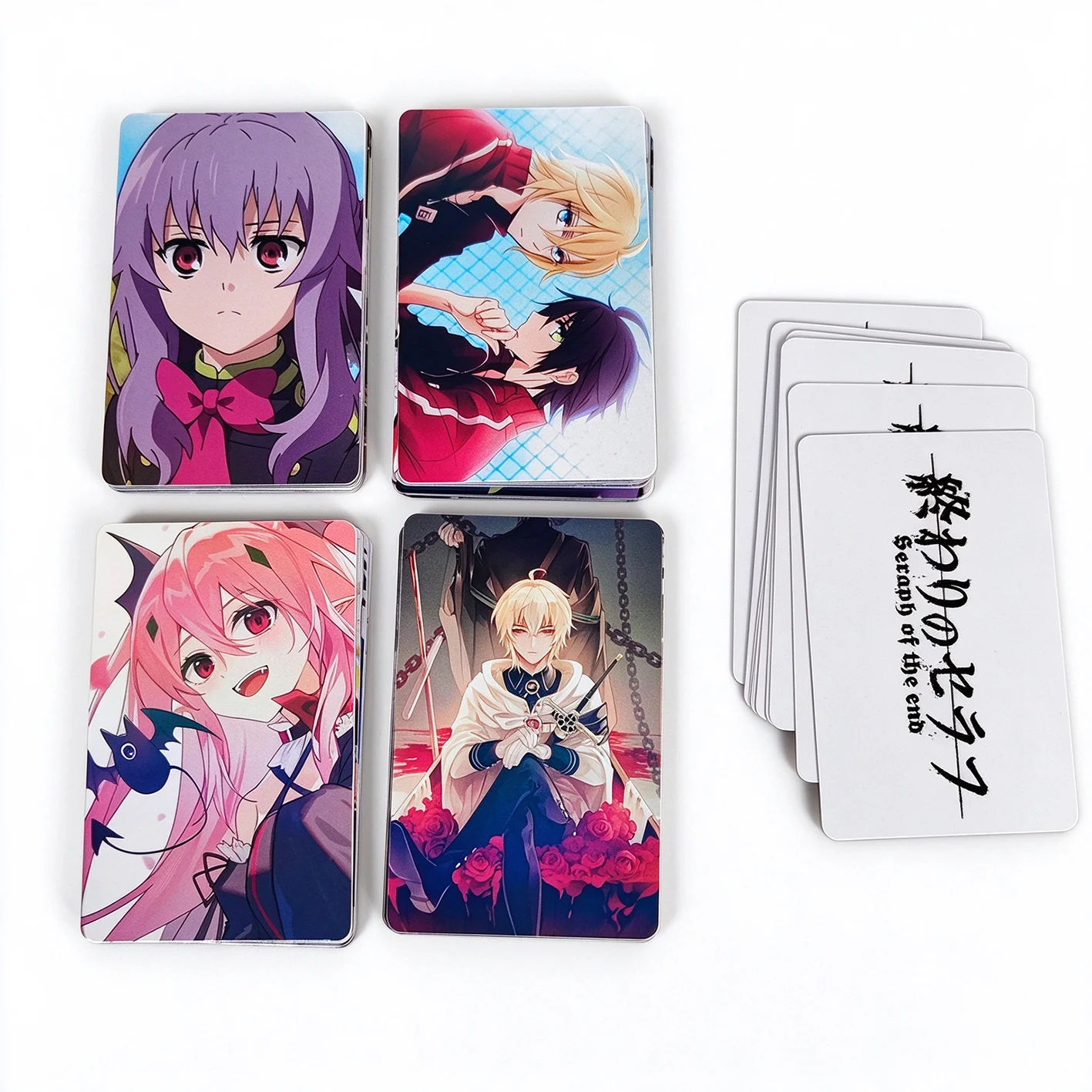 96pc/set Seraph Of The End Manga Laser Lomo Card Album Comic Characters Photo Card Fans Collection Cards
