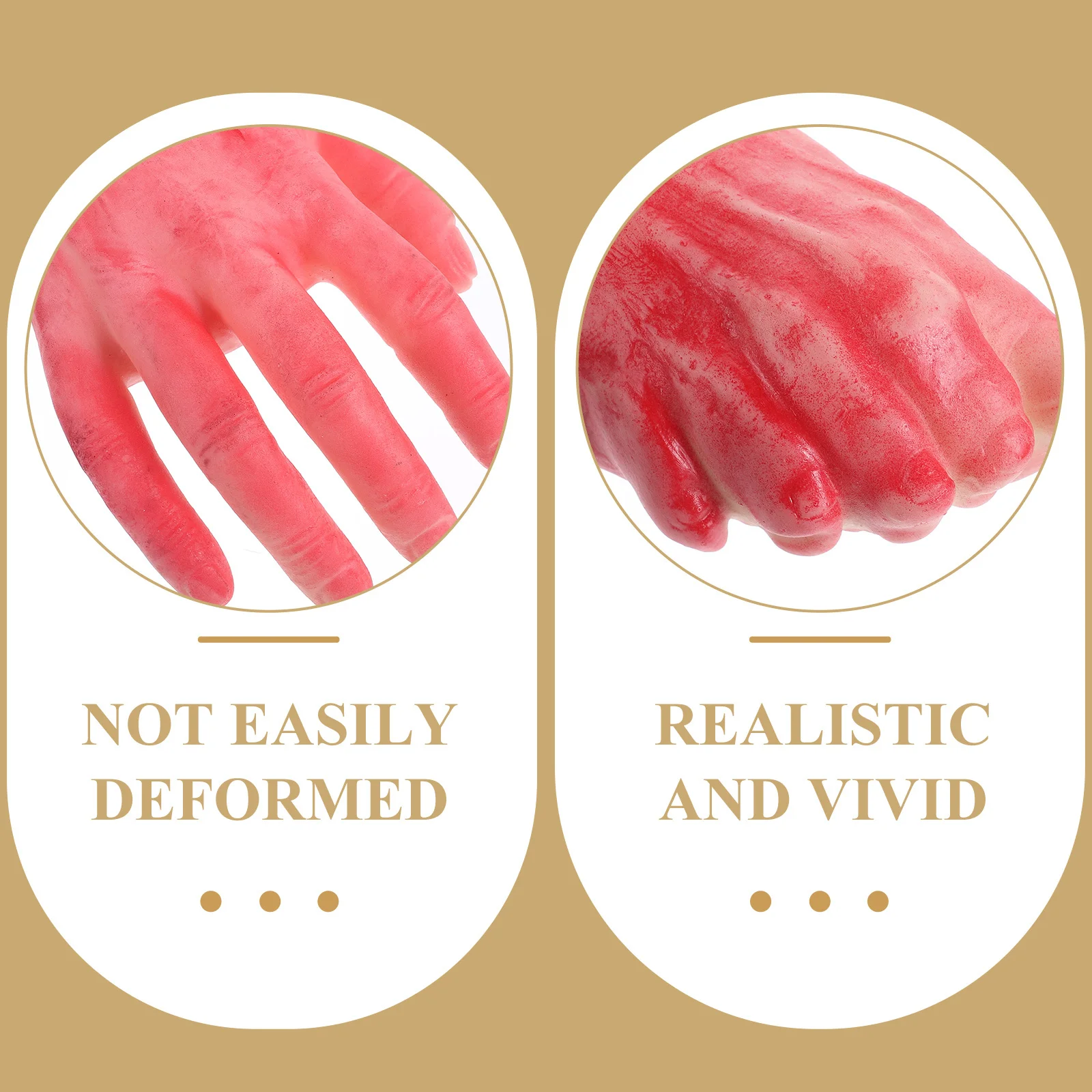 1 مجموعة من واقعية وهمية قطع اليد القدم الدعائم هالوين الرعب الديكور للحزب المزحة منزل مسكون مخيف محاكاة الفينيل