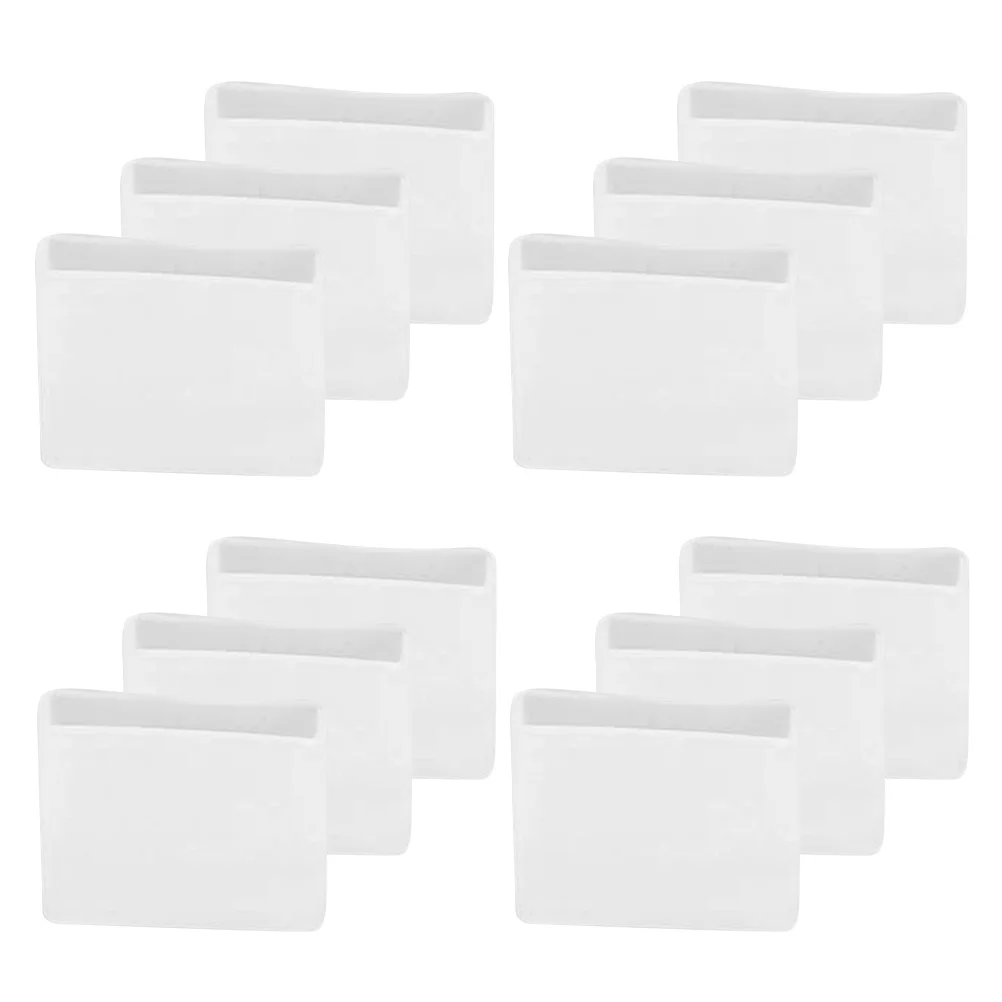 

50Pcs Silicone Hanger Non Slip Grips Clear Protective Covers for Pants Clothing Store Accessories Standard Hangers Grips