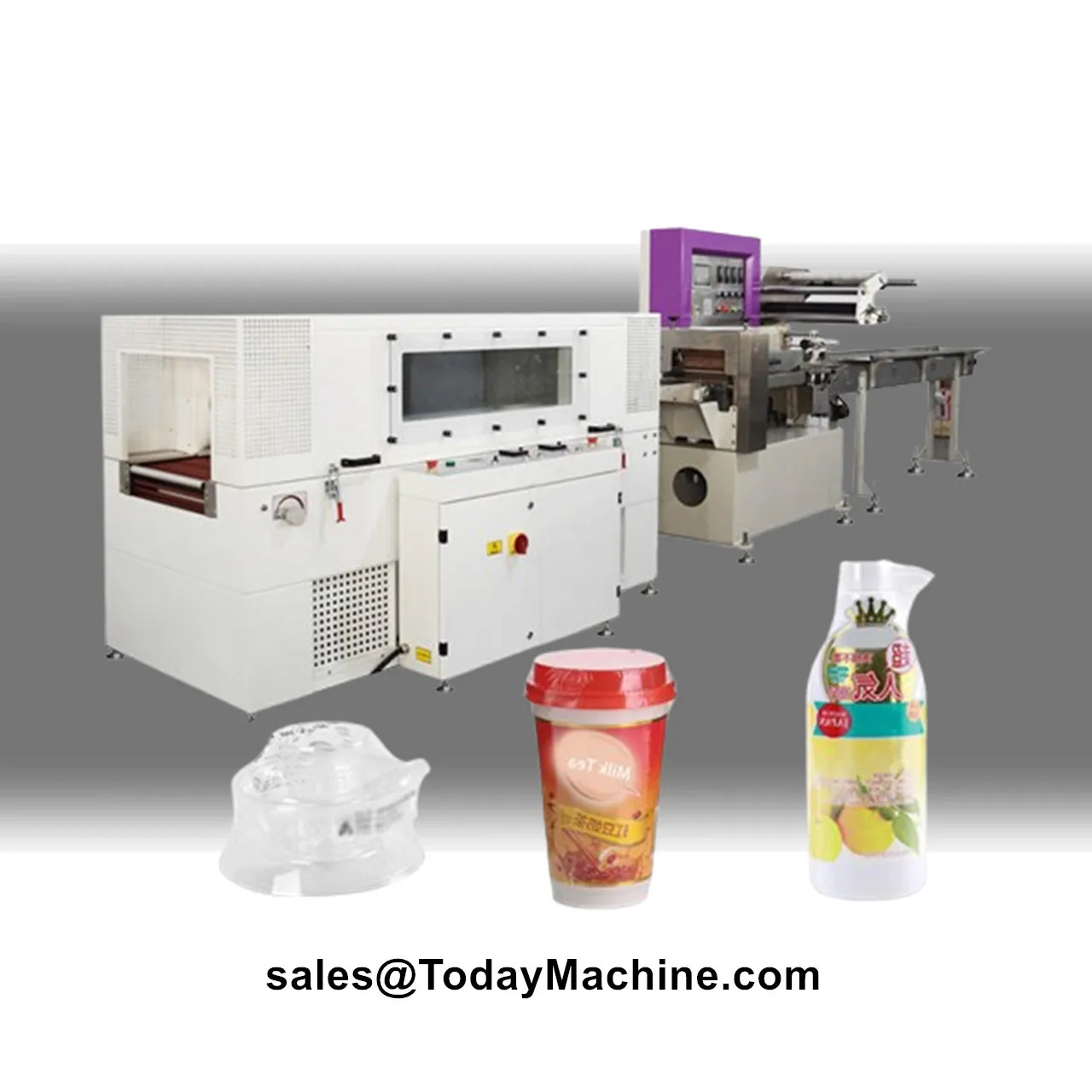 Automatic Box Book Pizza Film Packing Shrink Wrapping Machine for Carton Box