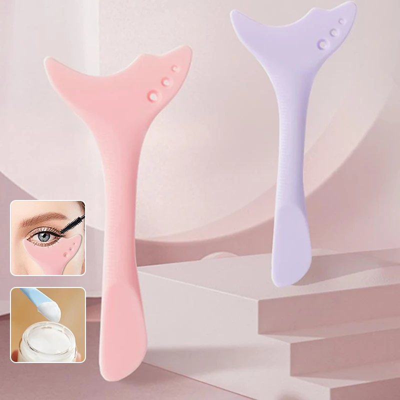 

Multi-Functional Eyeliner Stencil Wing Tips Silicone Eyeliner Aid Drawing Lipstick Wearing Aid Reusable Makeup Tools