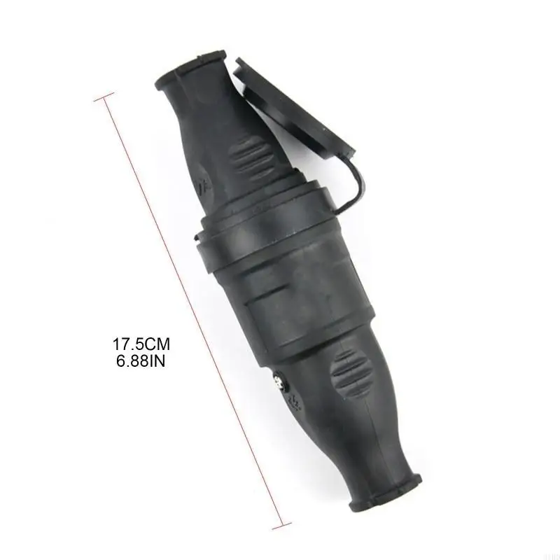 Euro-industriële mannelijke en vrouwelijke plug-socket vervangingsconnector 2P+E 16A 220V-250V