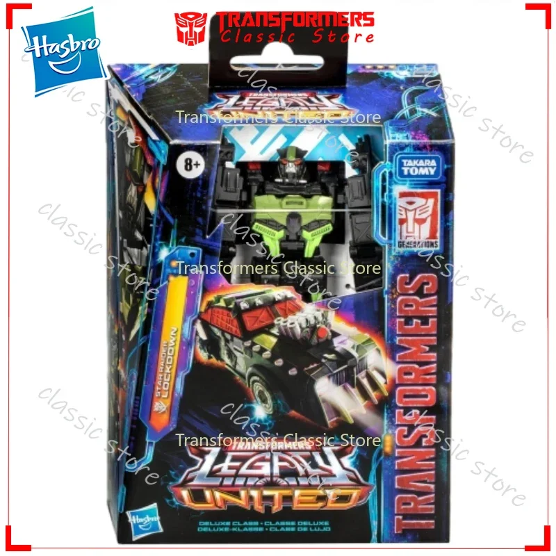 Em estoque clássico transformadores brinquedos legado unido deluxe classe star raider lockeddown cybertron autobots figuras de ação colecionáveis