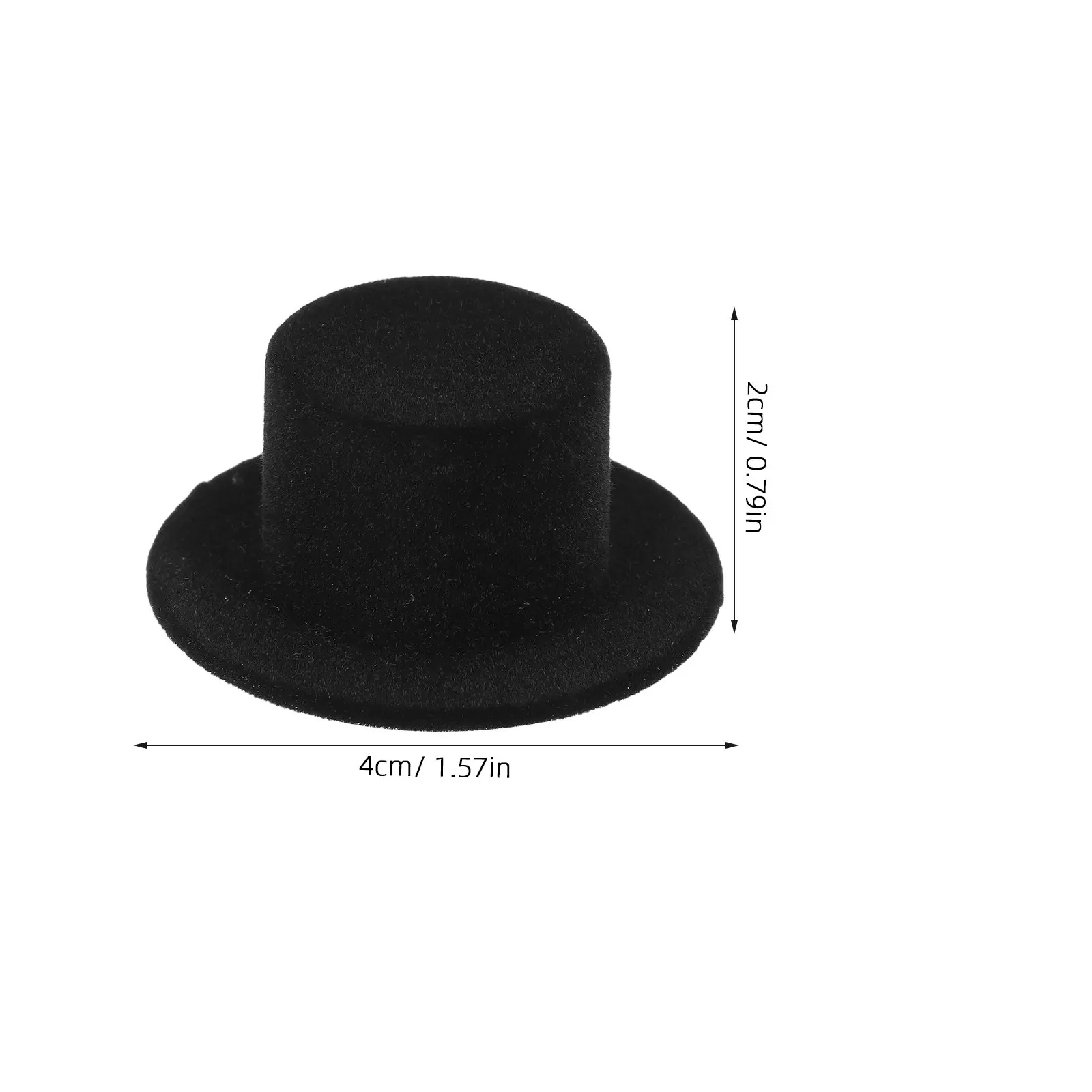 12 peças de chapéus de Natal, decoração artesanal DIY, acessórios de boneco de neve, mini enfeite