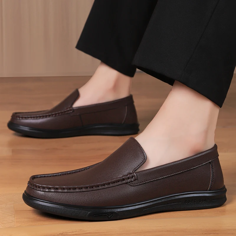 

Hand-Assembled Cap Toe Oxfords | Polished Calfskin Smooth Lining Office Ready Dress businees Shoes men moccasins