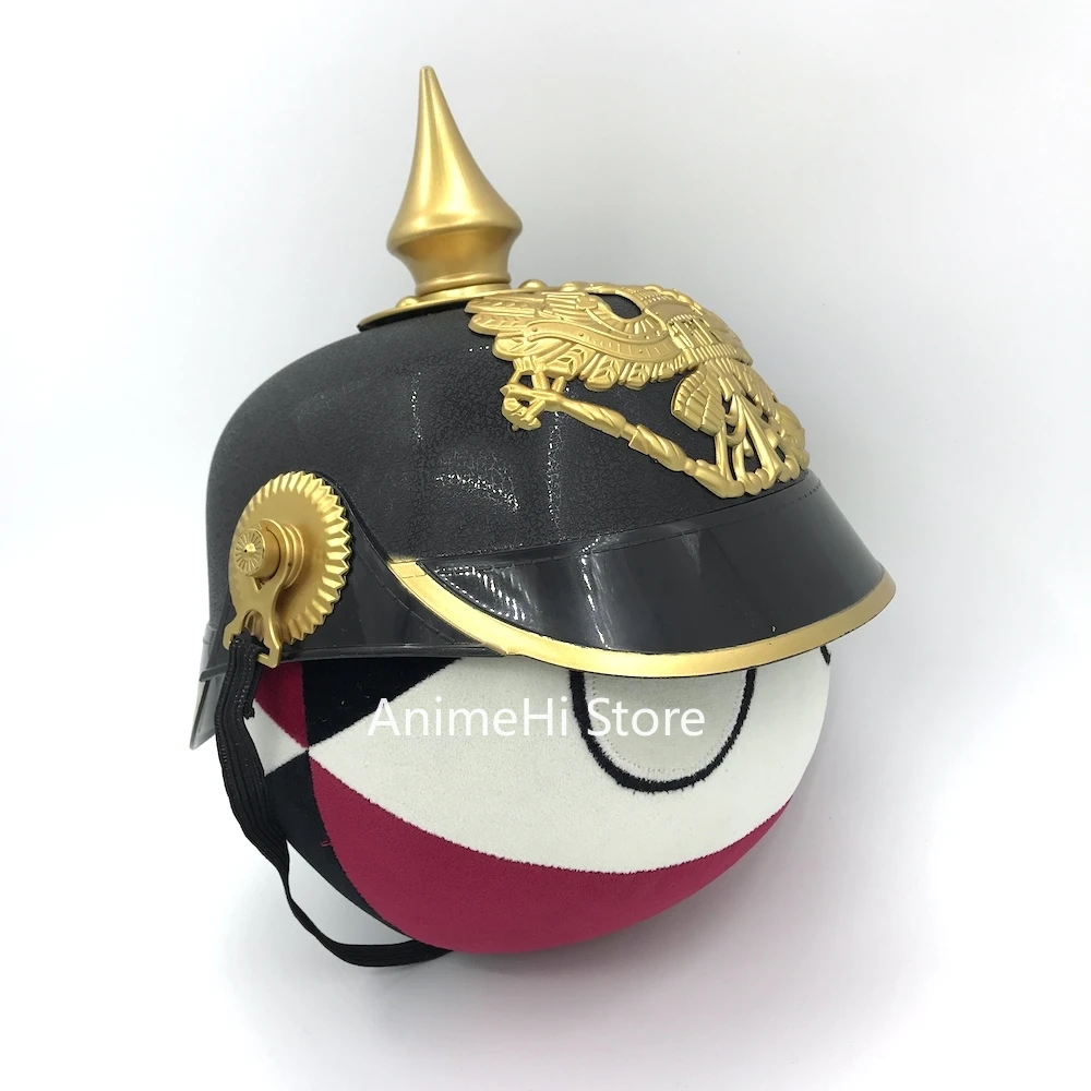 Alemão Empireball eo Exército Prussiano Capacete Boneca, Plushies Cosplay, Polandball Brinquedo De Pelúcia para o Presente, 20cm